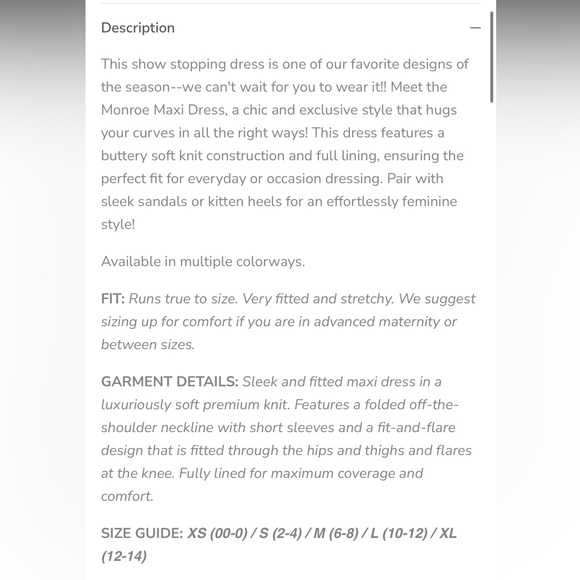 Worth Collective Off-The-Shoulder “Bump Friendly” Dress - Picture 10 of 11